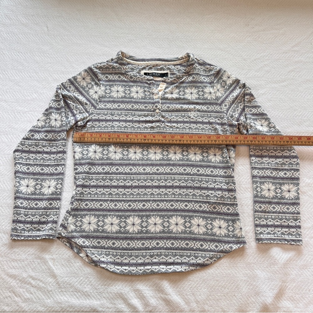 RALPH LAUREN Pajama Set Jersey Knit & Jogger Size Medium - Picture 11 of 15